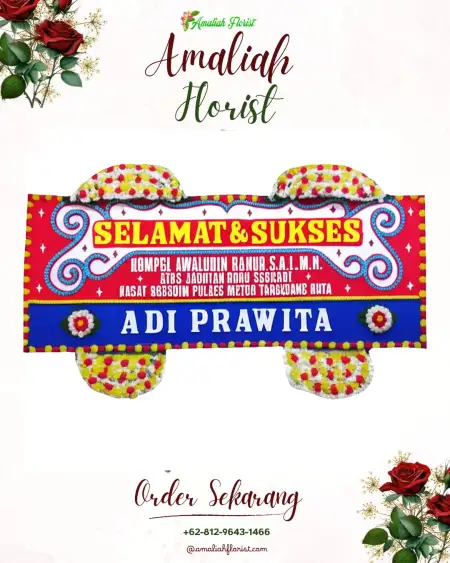 Papan Bunga Ucapan Selamat Kaligondo